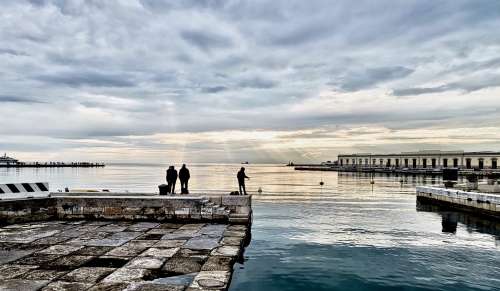 tramonto a Trieste