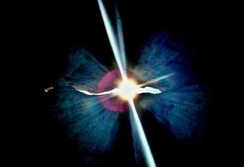 farfalla di luce